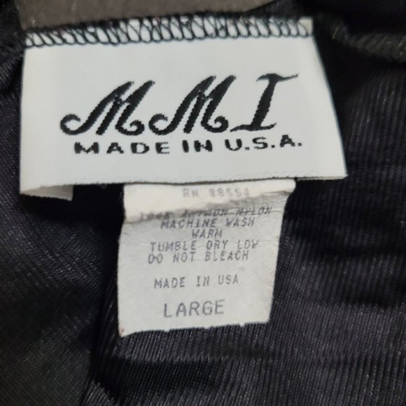 *7 MMI camisole large vintage wide lace floral strap V cut back - Picture 6 of 6